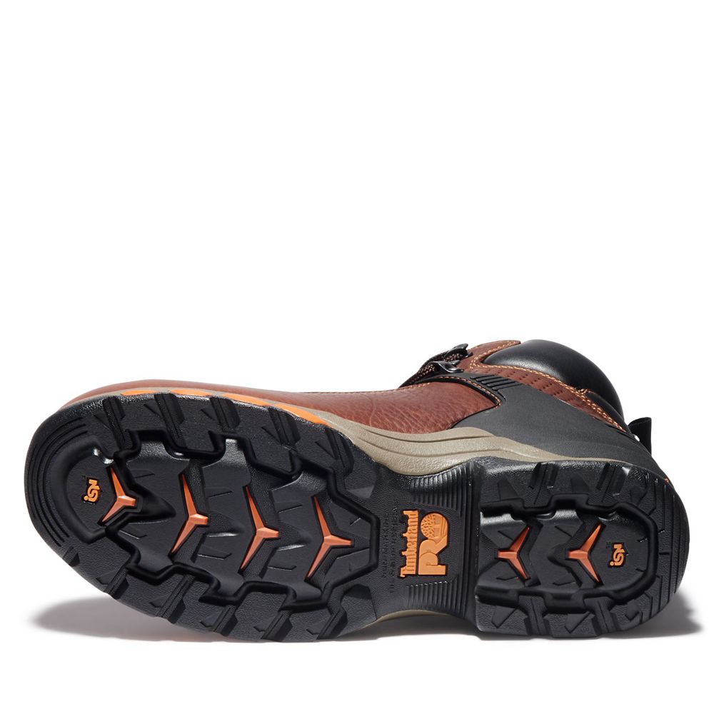 Botas de Trabajo Timberland Hombre Pro® Hypercharge 6\" Comp Toe Marrones/Negras - Chile SKT-371260